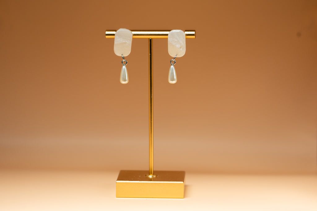 The Petite Pearl Drop Earrings