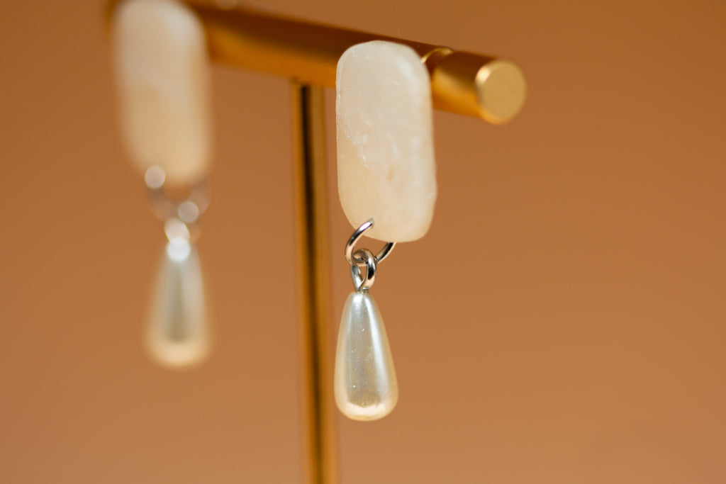 The Petite Pearl Drop Earrings